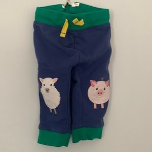 Baby Boden Blue Leggins w/ Farm Animals 6-9m (never worn)